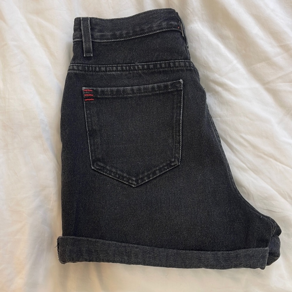 BDG Urban Outfitters high rise denim shorts, black, size 27